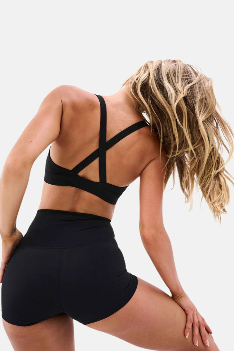 Shop Black Recharge Sports Bra in Recycled Polyester by PE NATION online –  Tribe71