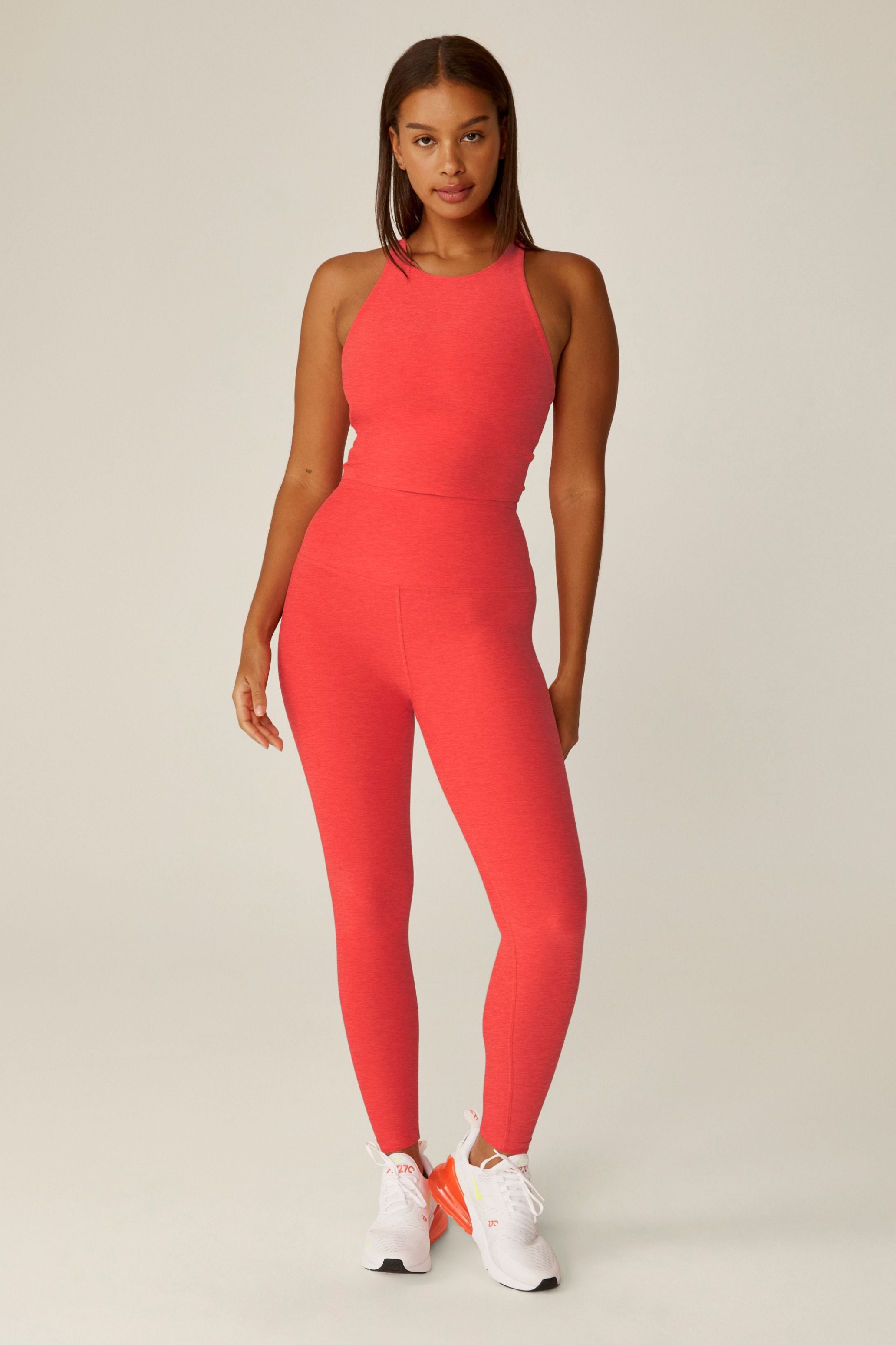 Shop Red ash heather Spacedye Caught In the Midi High Waisted Legging by  BEYOND YOGA online – Tribe71