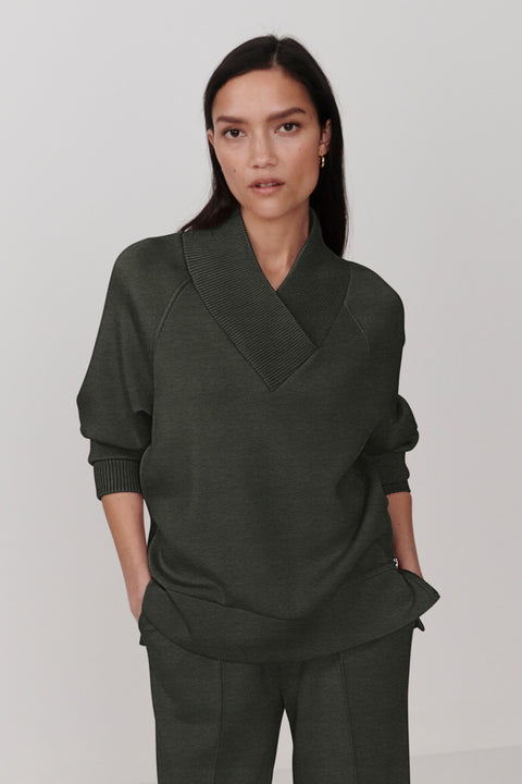Macie Zip Hem Sweat