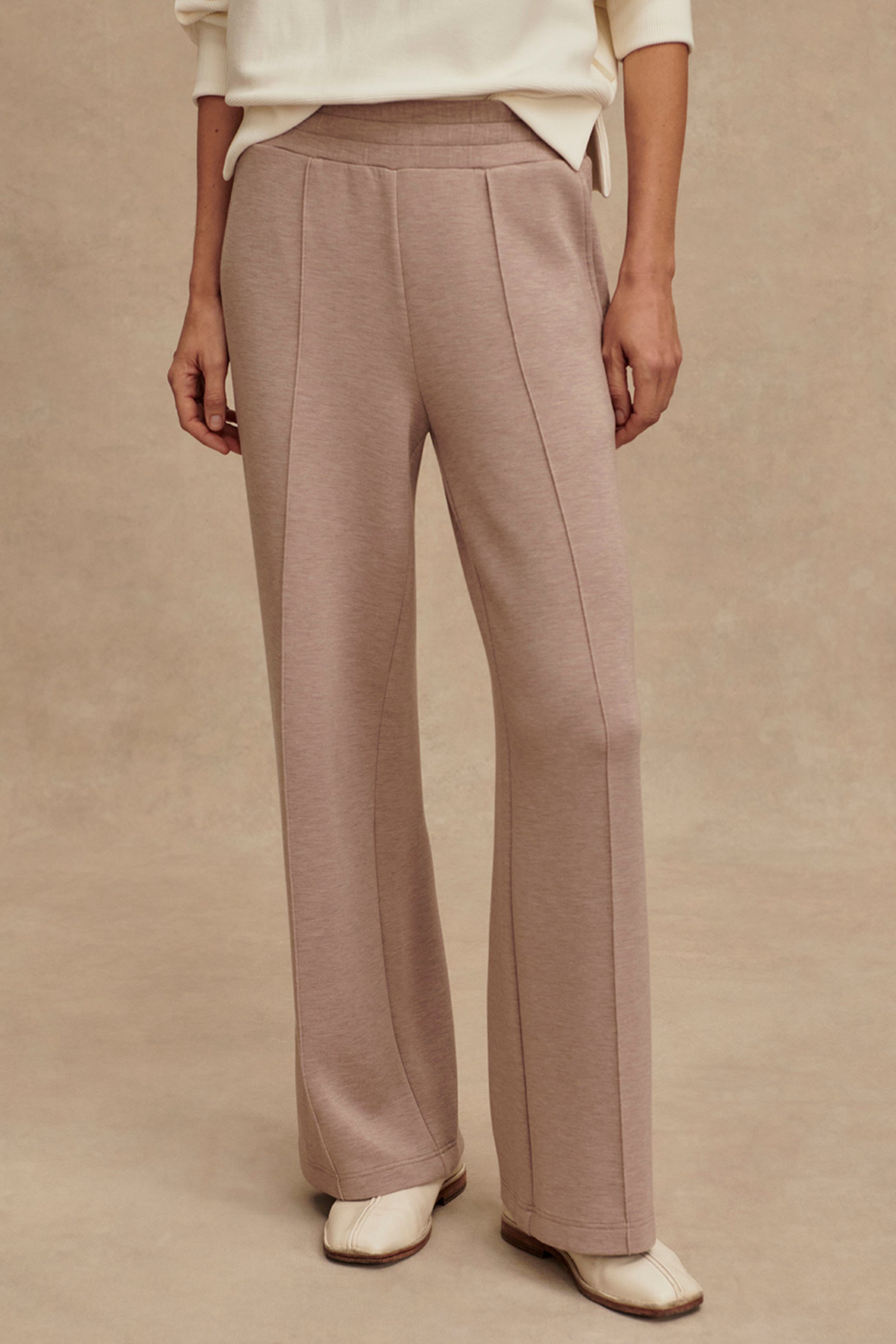 Shop Taupe marl The Wide Leg Pant 30 by VARLEY online – Tribe71