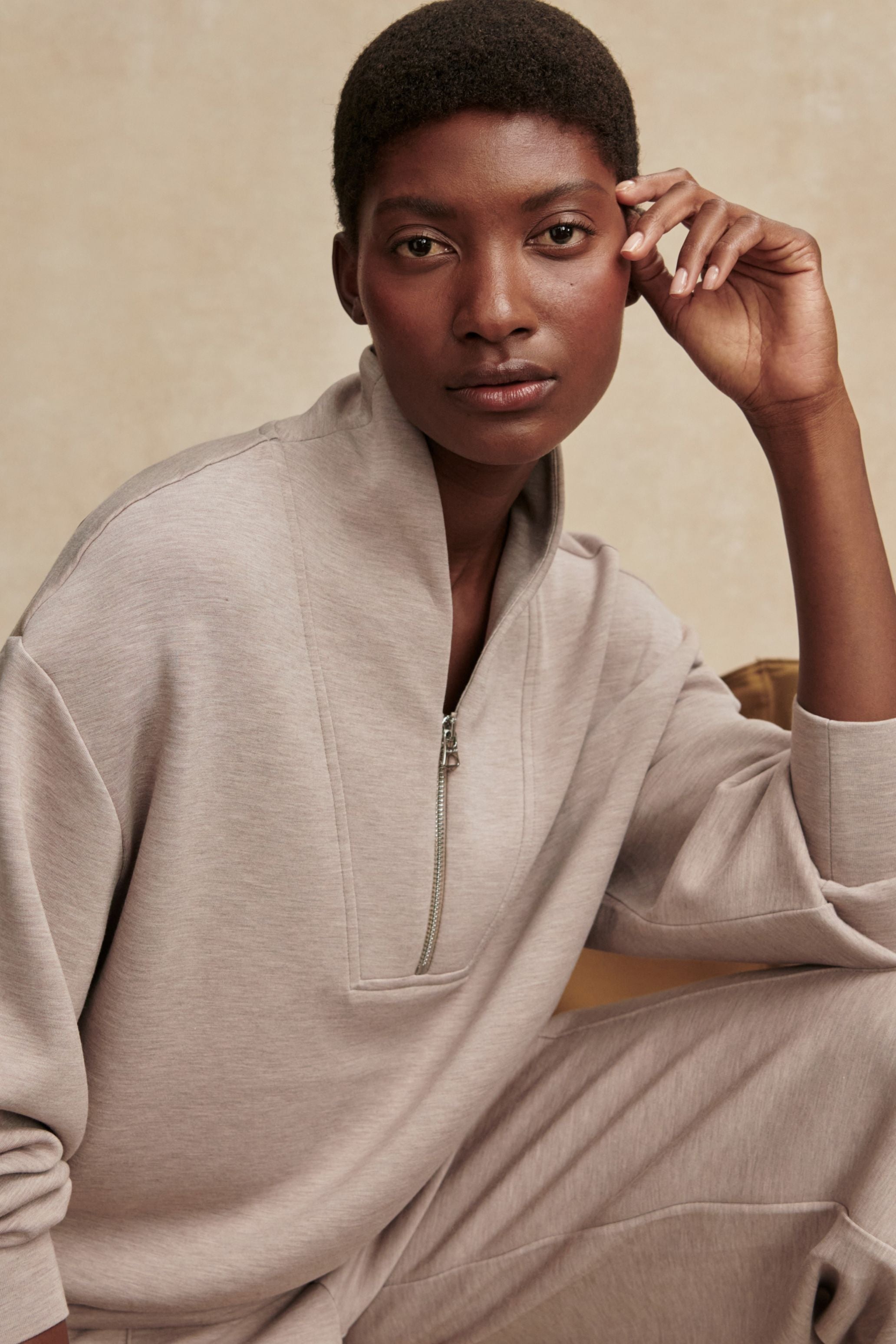 (取寄) バーリー レディース デビッドソン スウェット Varley women Davidson Sweat Taupe Marl Shop Taupe marl Davidson Sweat by VARLEY online – Tribe71