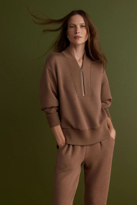Sally Half Zip Sweat