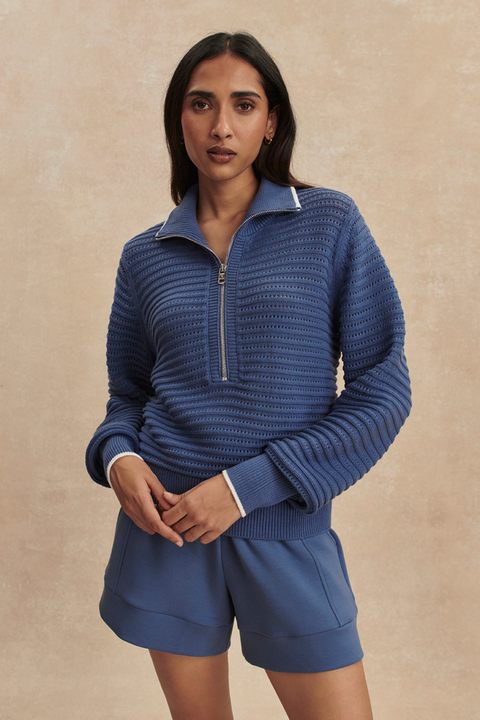 Morwenna Half Zip Knit
