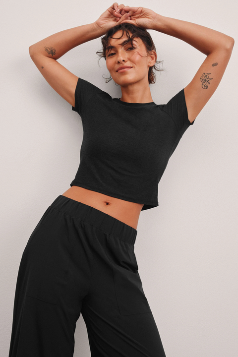 Featherweight Cropped Tee