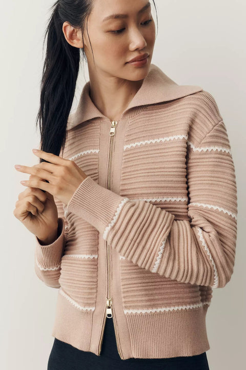 Melwen Zip Through Knit Jacket