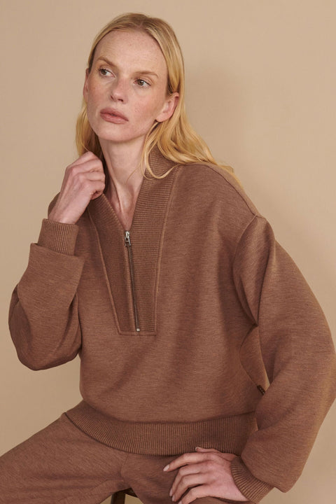 Sally Half Zip Sweat